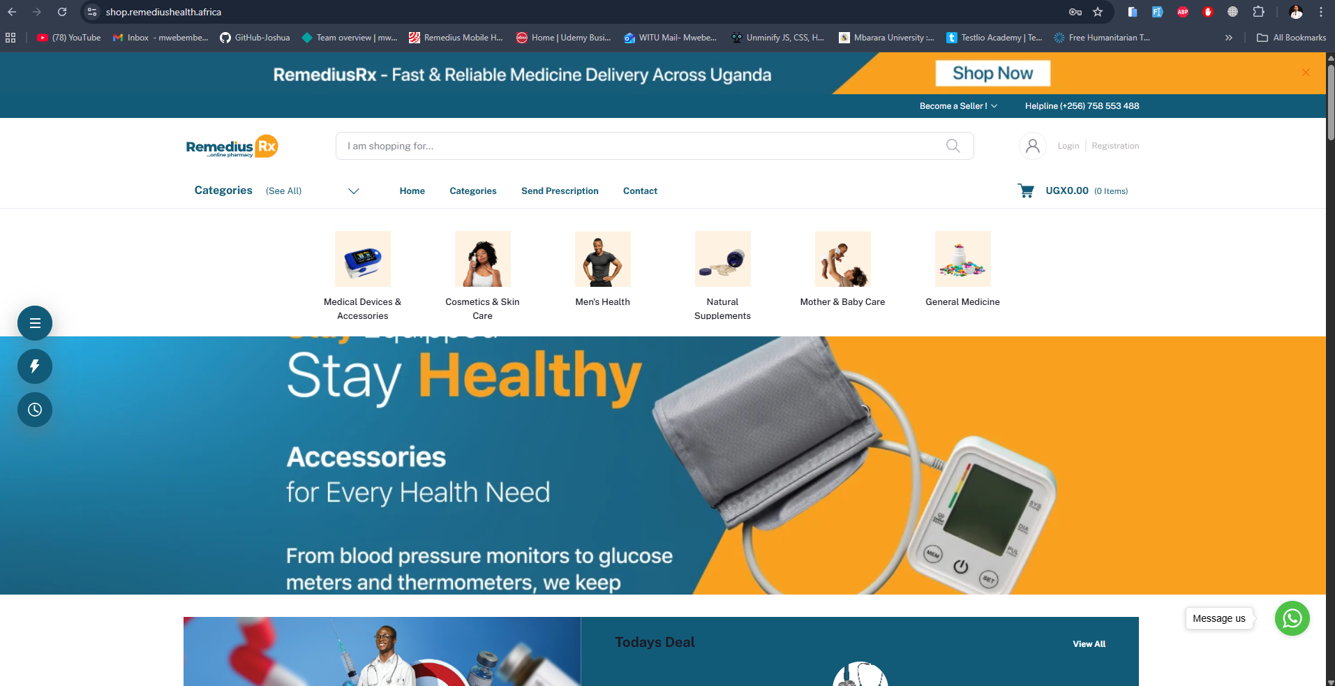 RemediusRx (E-Pharmacy Hub)